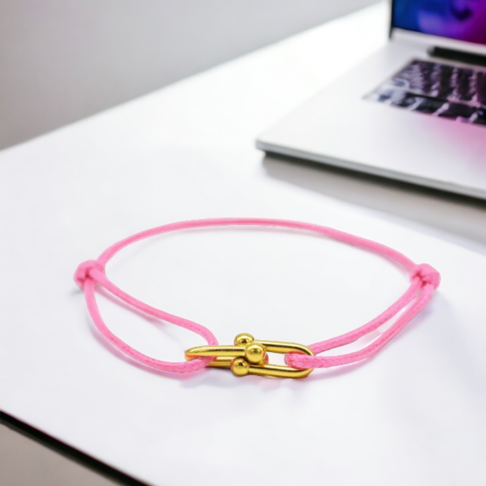 Tiffany İp Bileklik Gold