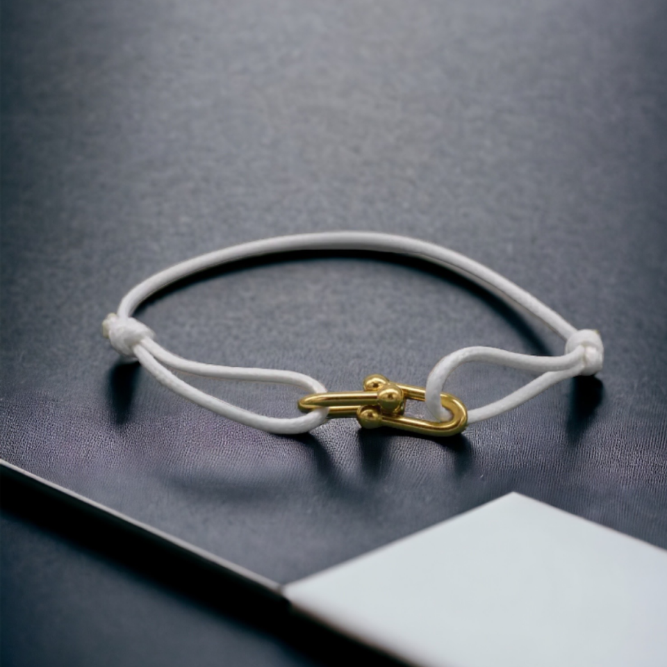 Tiffany İp Bileklik Gold