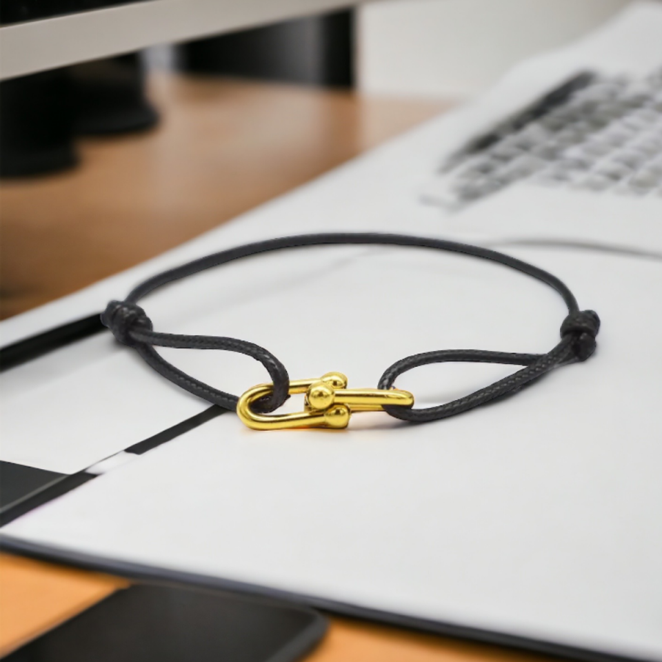 Tiffany İp Bileklik Gold