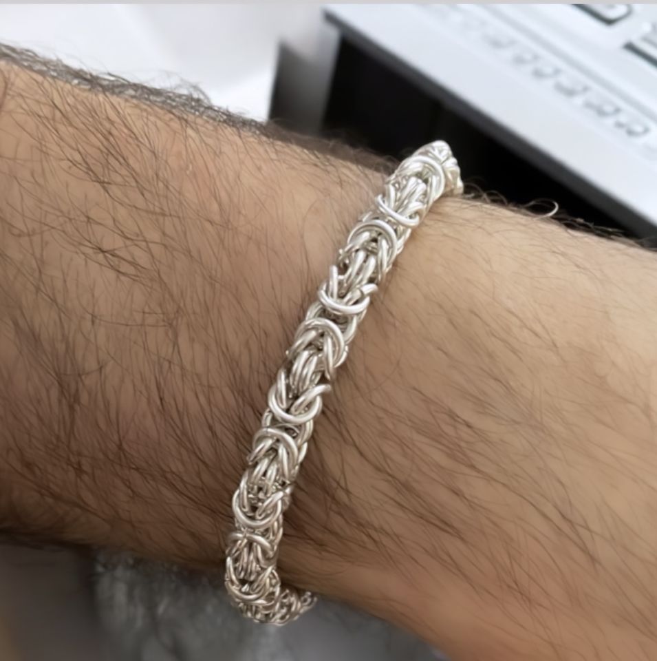 Kral Zincir Bileklik 925 Ayar