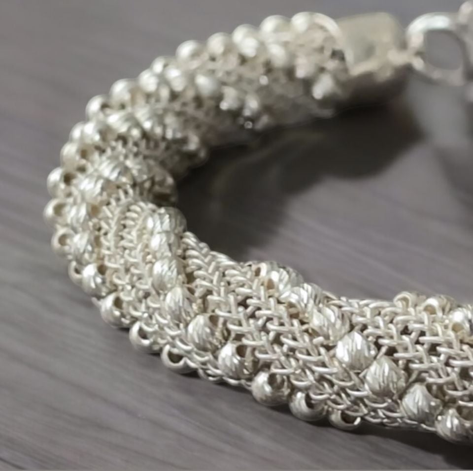 925  Ayar Gümüş Dorika Spiral Bileklik